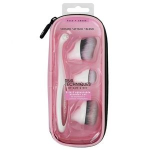 Real Techniques 3-in-1 Adjustable Blending Makeup Brush Set